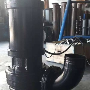 Structure of sewage and sand discharge submersible pump