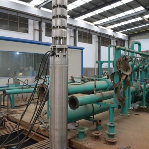 60l/sec 90m Head 75KW Submersible Hot Water Pump in Macedonia