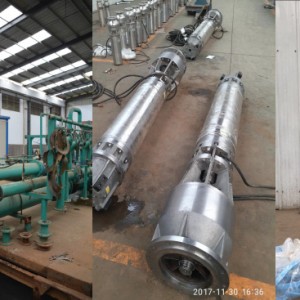 63 kw 160 m3/h SS304 Submersible pump in Azerbaijan