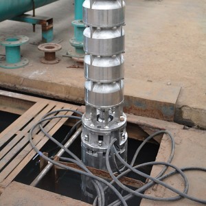 90KW 120HP 100M3/H Stainless Steel Material Submersible Pump