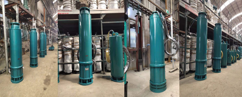 75KW 120KW 120-130 m3/h Raw Water Submersible Pump in Nigeria